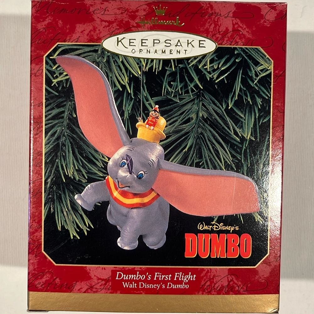 1999 Hallmark Dumbo’s First Flight Walt Disney’s Dumbo ornament